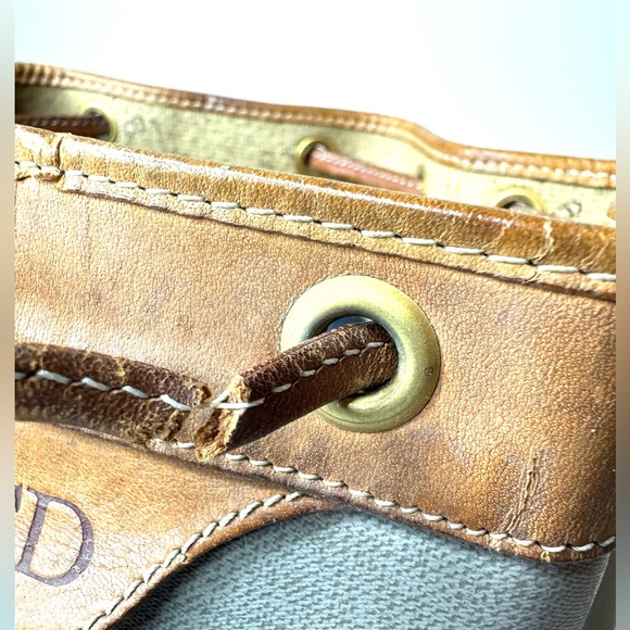 CHRISTIAN DIOR BUCKET BAG 2 in 1 VINTAGE - Picture 8 of 15